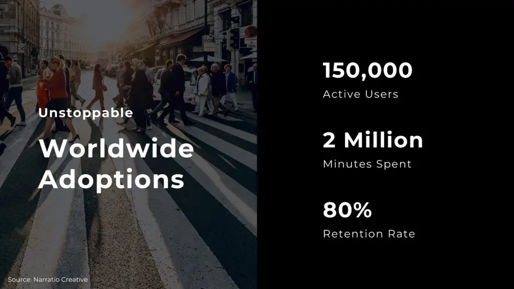 left/ right business presentation layouts example