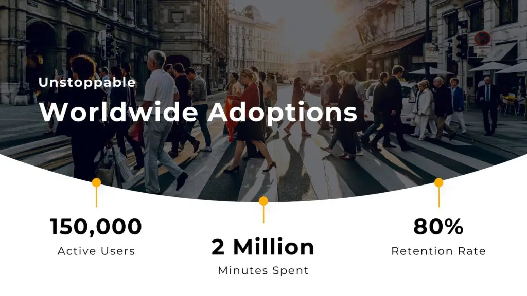 top/ bottom business presentation layouts example with custom shape