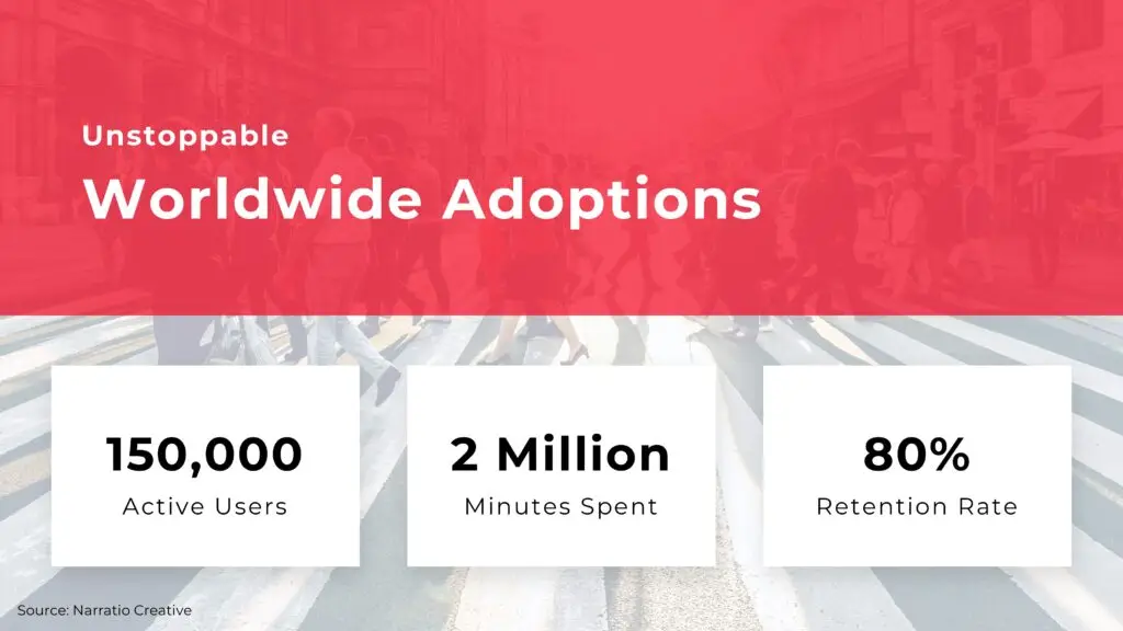top/ bottom business presentation layouts example with color overlay