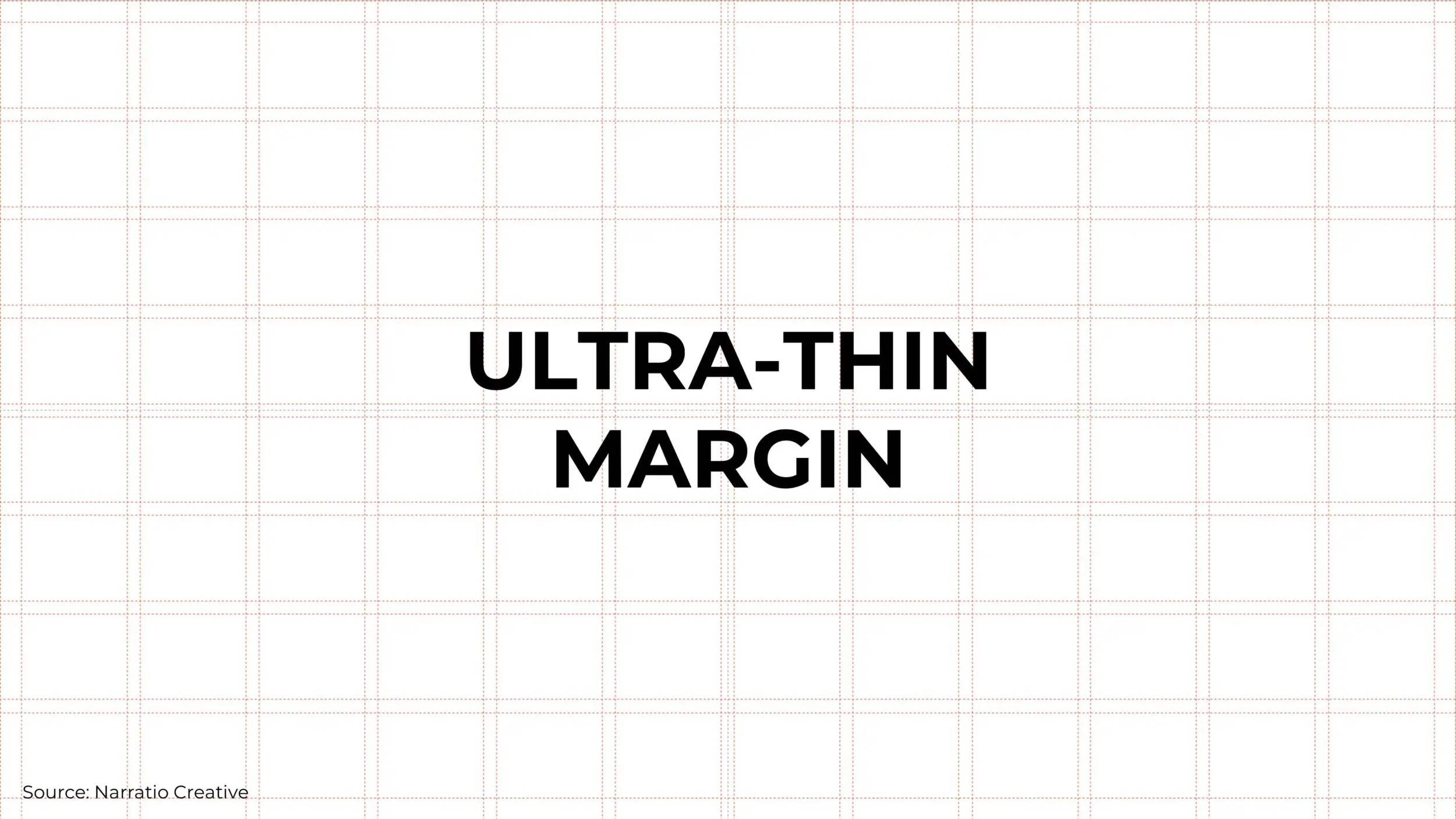 ultra-thin margin PowerPoint Guides