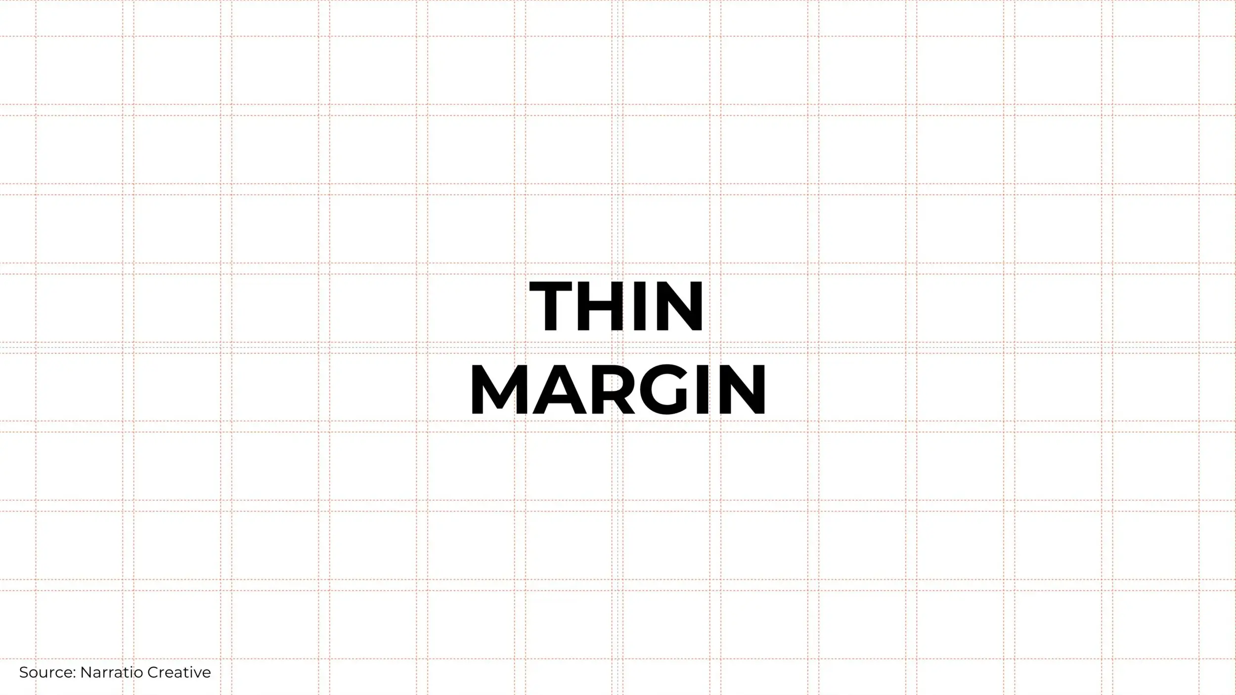 Thin margin PowerPoint Guides