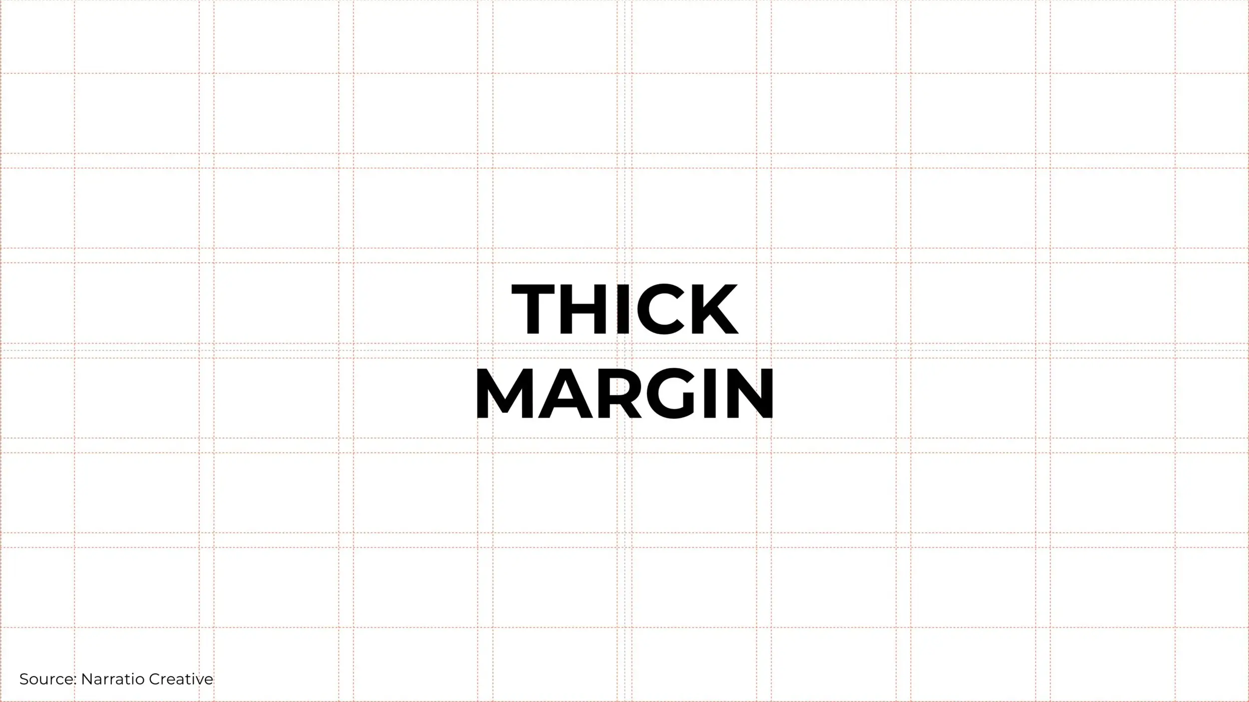 thik margin PowerPoint Guides
