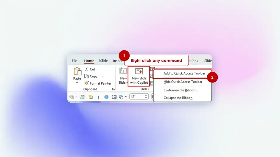 powerpoint tips quick access toorbar