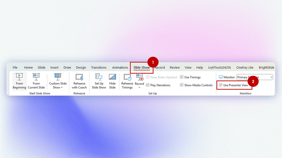 powerpoint tricks presenter view