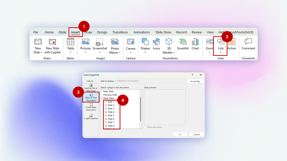 powerpoint tips hyperlinks