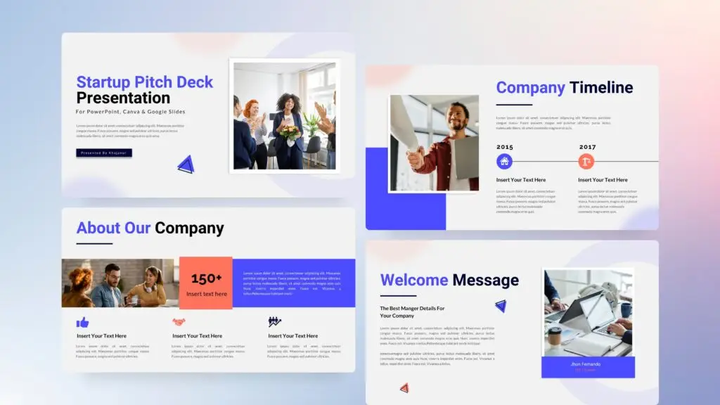 investor update template deck