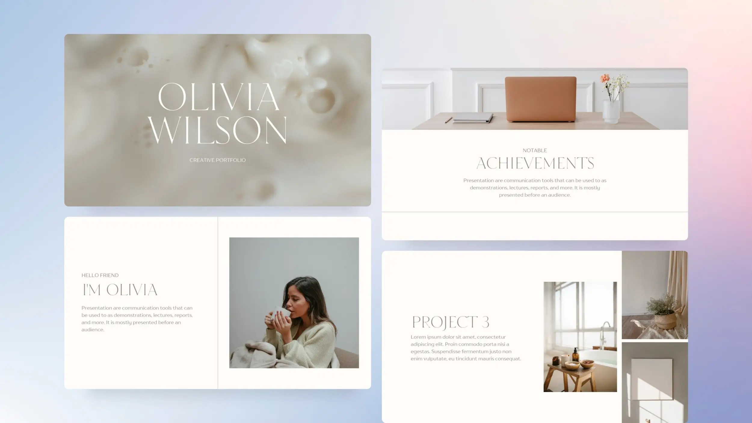 personal branding presentation template