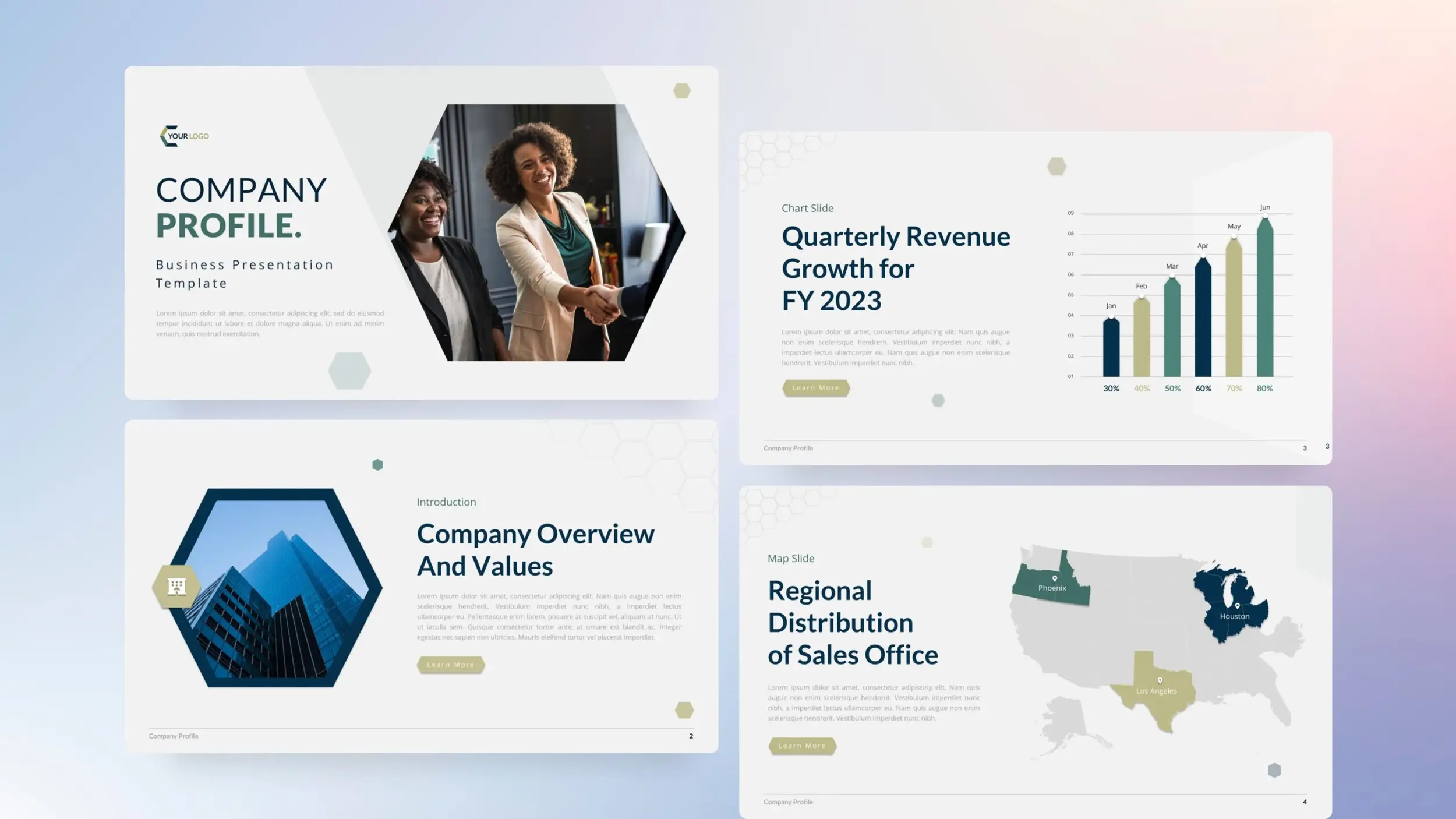 corporate business plan presentation template