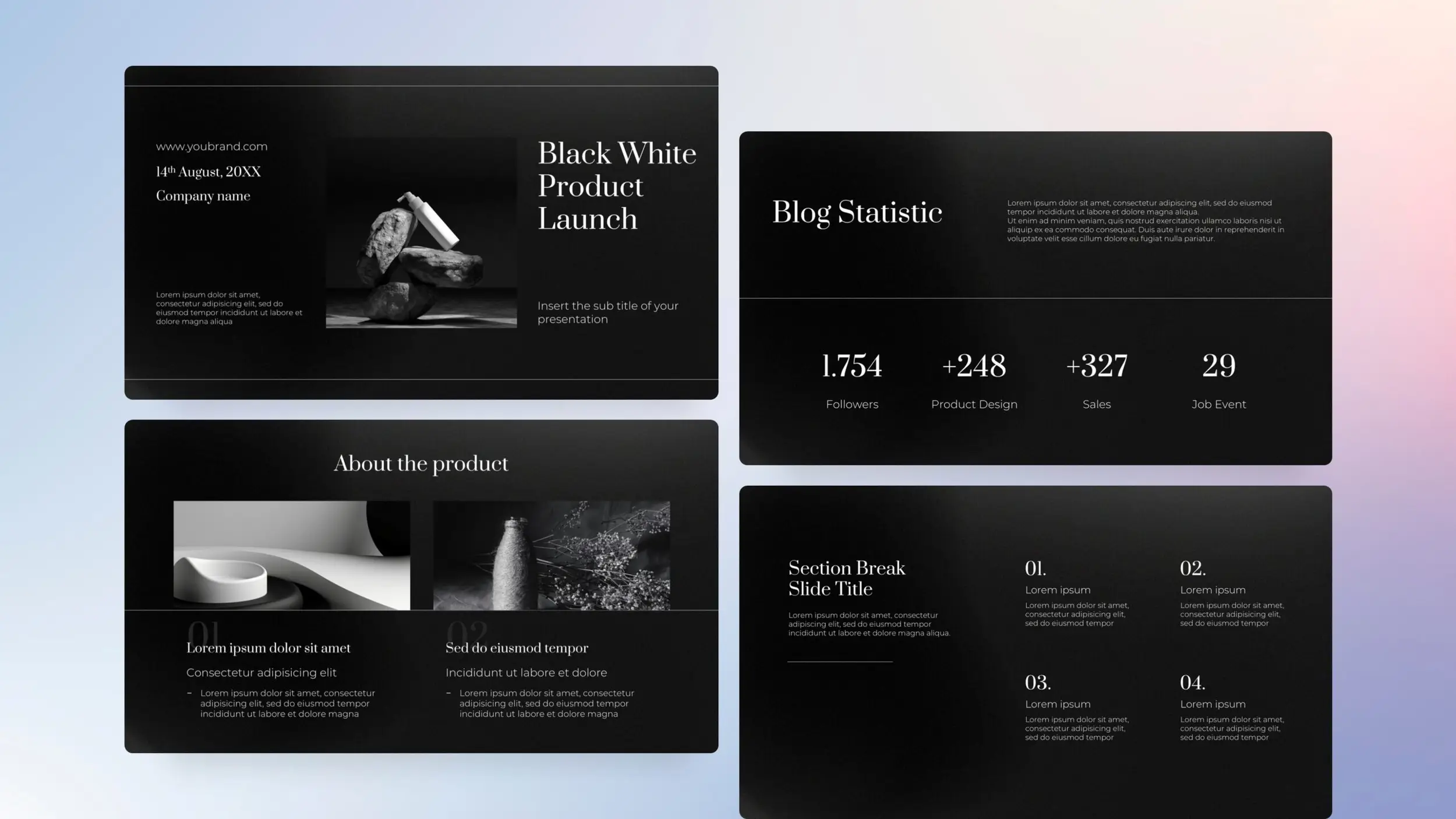 education webinar presentation template